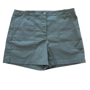 Theory Green Shorts